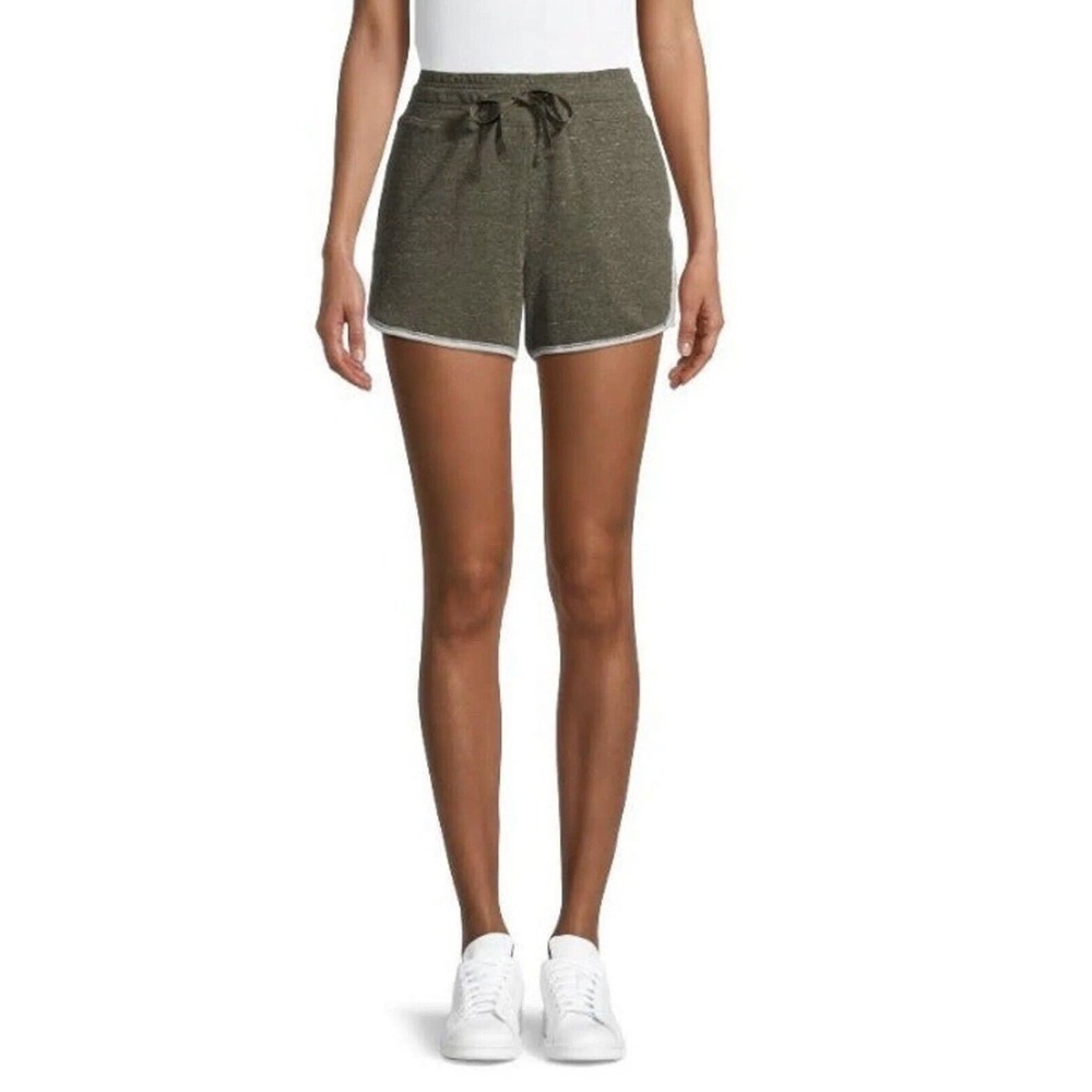 Athletic Works Women Active gym Shorts olive Green XXL (20) 2XL workout pull-on